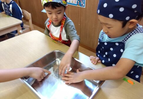【4歳児】つき組　8月の様子～前半～