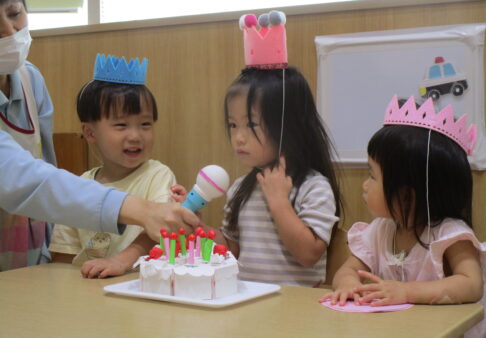 8月生まれの誕生日会