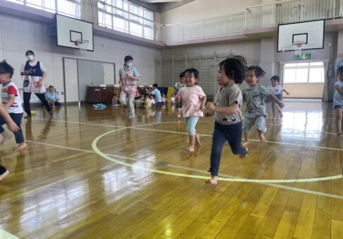 ３歳児　運動会に向けて