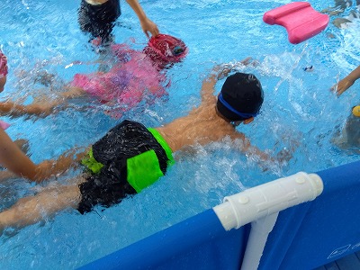 4歳児　🍉夏の遊び　プール・氷・すいか🍉