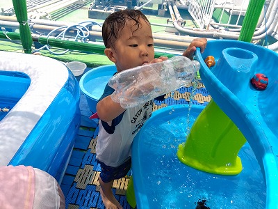 ２歳児★夏の遊び🤽★