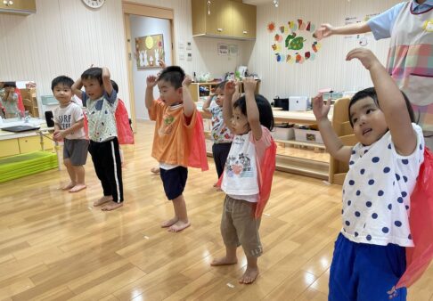 ２歳児　つもり運動あそび
