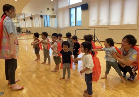 2歳児　運動会練習☆彡
