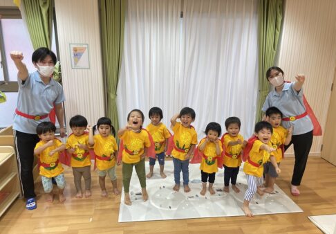 ２歳児　クラスTシャツ完成☆彡