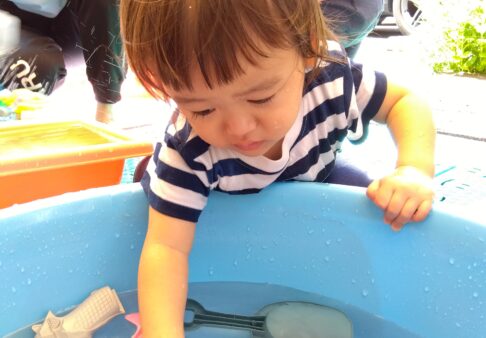 【１歳児】お水遊び☆彡