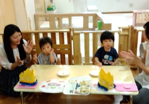 りす組（1歳児クラス）☆9月お誕生日会