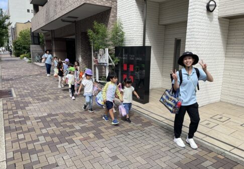 4,5歳児　温水プールへ☆彡