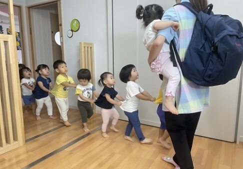 水害を想定した避難訓練