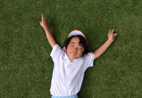 ３歳児クラス　「屋上で遊んだよ♪」