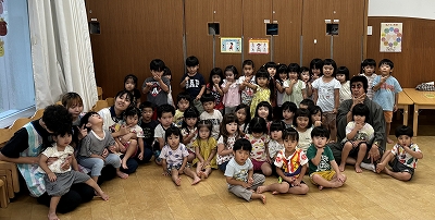 ちゃめー！あの人が保育園へやって来ました！