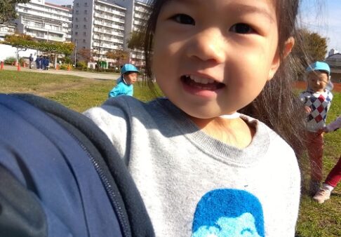 ２歳児　ぱんだ組　お散歩楽しいな♪