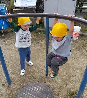 １歳児　公園でたくさん遊んだよ！