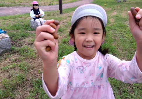 4歳児　きりん組　「久しぶりの戸外遊び 」