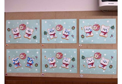 ☆1歳児　りす組　12月製作☆