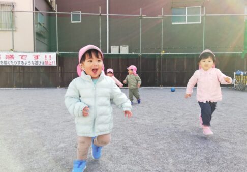 １歳児　＊かけっこあそび＊