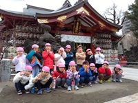 4歳児　きりん組　初詣🎍