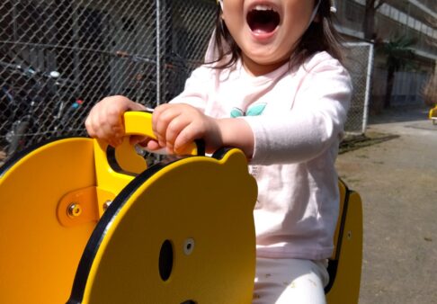 初めての公園でたくさん遊びました～1歳児～