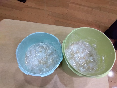 これからじっくり発酵していきます♫経過が楽しみです😄
