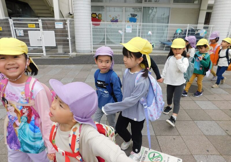 みんなが話し合って決めた公園に出発！