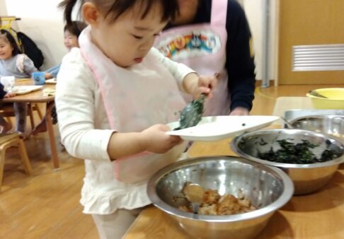 りすぐみ（１歳児クラス）☆食育（３月）