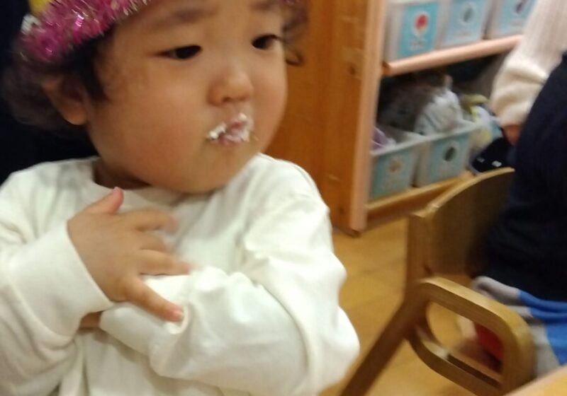 ケーキ美味しい♬