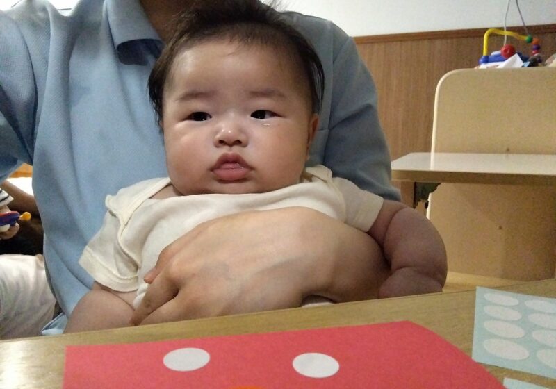 先生と一緒にやったよ♪