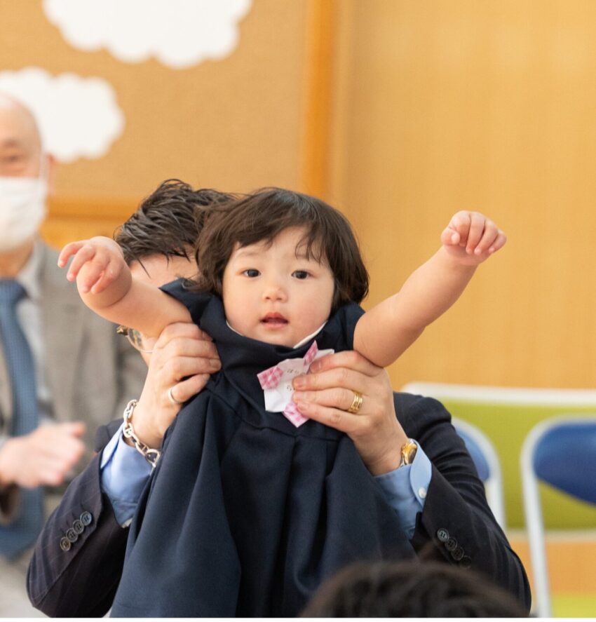 これからの園生活で、すてきな思い出がたくさんできますようたくさん遊んで色々な事を感じて充実した日々を過ごしていきたいと思います。
先生やお友だちと楽しく笑顔いっぱいで過ごしましょうね♪
