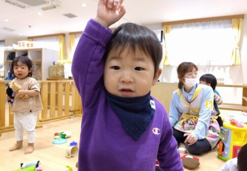 1歳児　りすぐみ　「新年度がスタートです！」