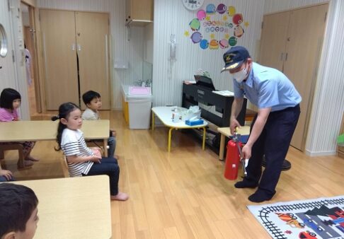 ３歳児･４歳児･５歳児　消防訓練