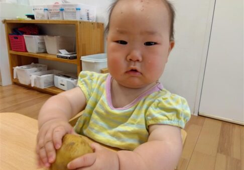 ０歳児「食育活動🥕」