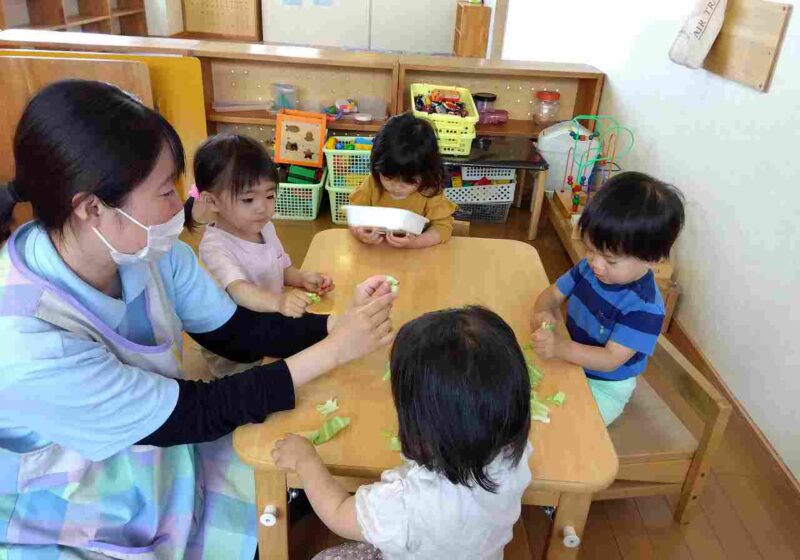 一度力の入れ方を覚えるともくもくと集中して活動していたにじぐみさんでした♪
