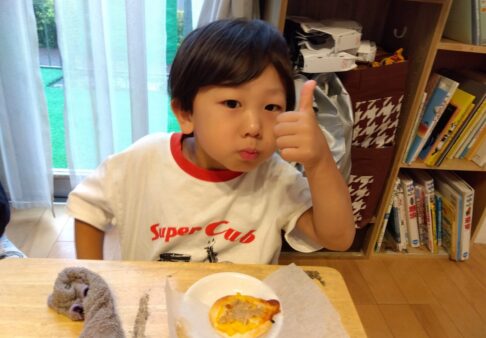 3~5歳児「食育～ピザ作り～」