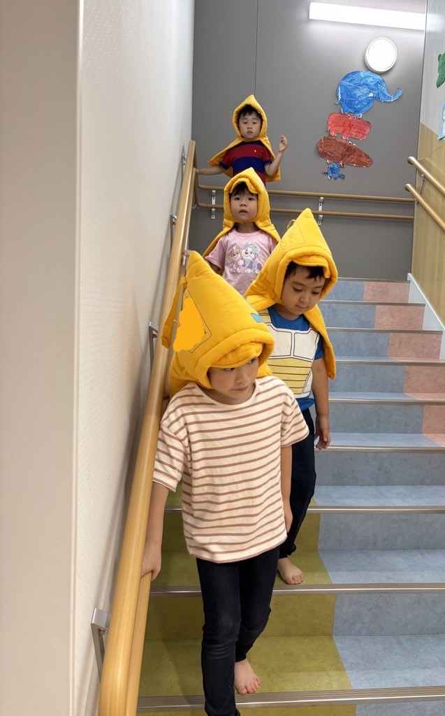 幼児の子どもたちはとても速やか安全に避難することができていました🙌