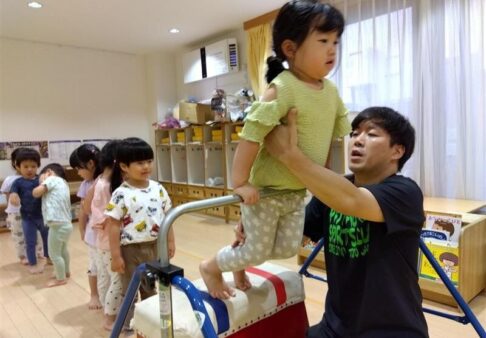 3歳児　うさぎ組　「運動頑張るぞ！」