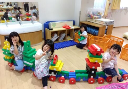 4歳児　きりん組　「こんなものも作れるよ！」