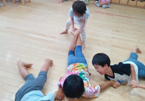 　【５歳児】　にじ組～７月の様子～