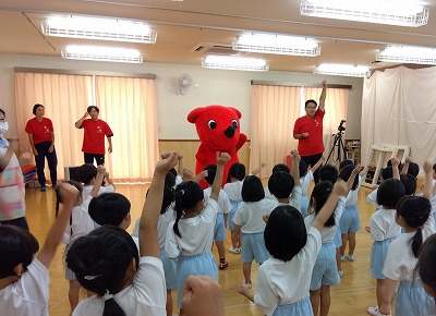 チーバくんが遊びに来てくれました♪