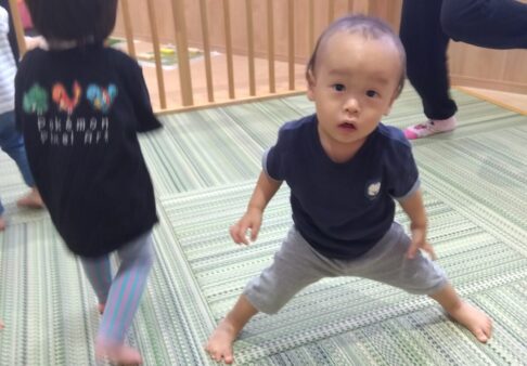 1歳児　リトミックしたよ！