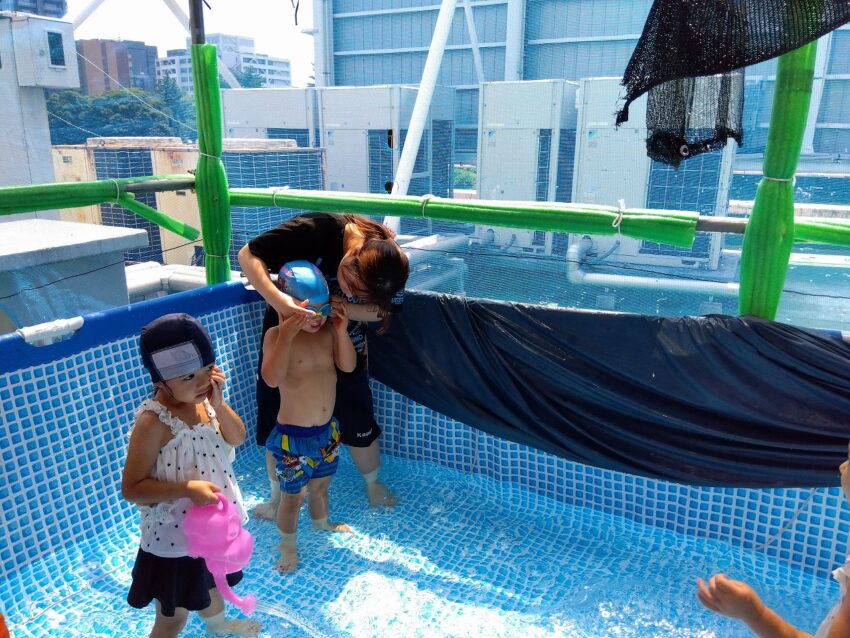 ゴーグルが外れちゃったよ～