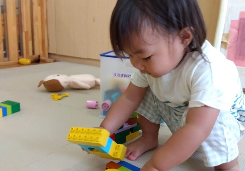 ブロックでお家づくり！