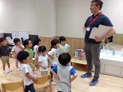 3歳児　英語教室大好き！