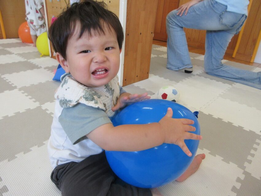 大きな風船!取れてやったー!