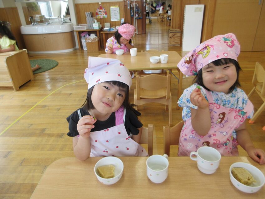 剥いたものを食べたよ~♪