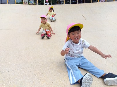3歳児　久しぶりのお散歩！