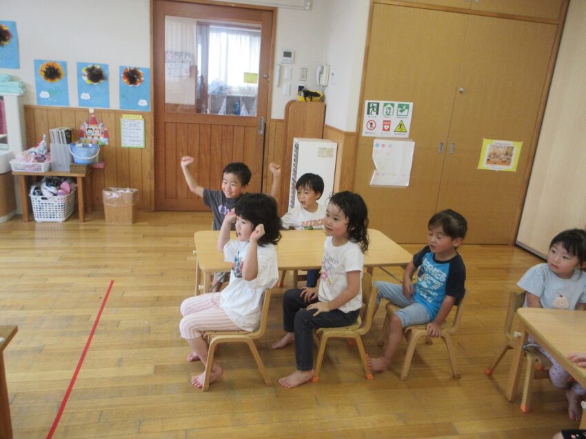 「私は浮くと思う!」