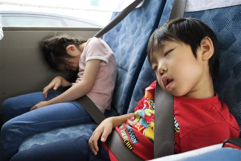 帰りのバスは夢の中…