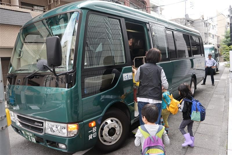 待ちに待ったお芋ほりへ出発!