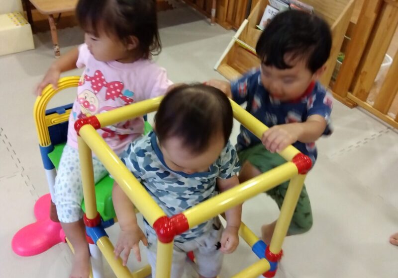 ジャングルジム楽しい☆