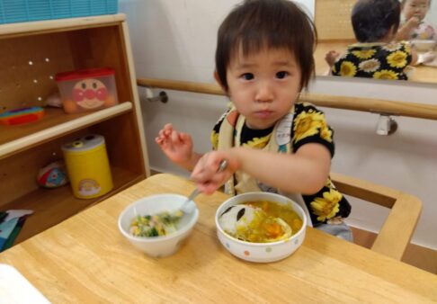 0歳児「できることが増えてきたよ✨」