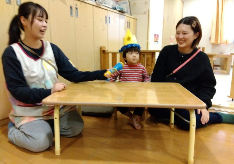 ちょっぴり緊張・・。